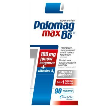 Polomag B6 Max, tabletki, 90 szt.
