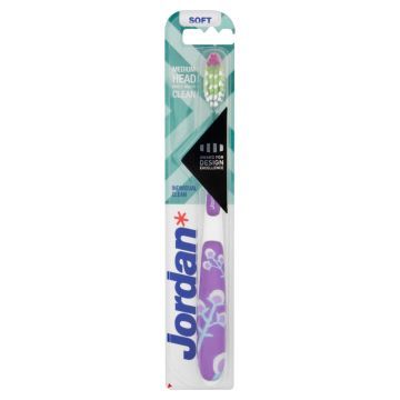 Jordan, Individual Clean, szczoteczka do zębów, miękka, 1 szt.