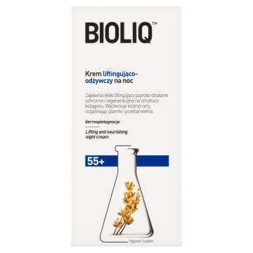 Bioliq 55+, krem liftingująco-odżywczy na noc, 50 ml