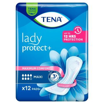 TENA Lady Protect+ Maxi, specjalistyczne podpaski, 12 szt.