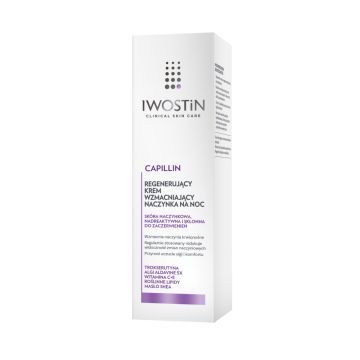 Iwostin Capillin, wzmacniający krem naczynka na noc, 40 ml
