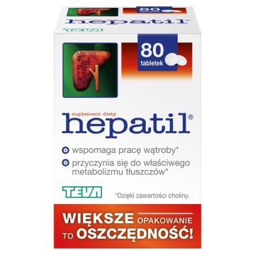 Hepatil, tabletki, 80 szt.