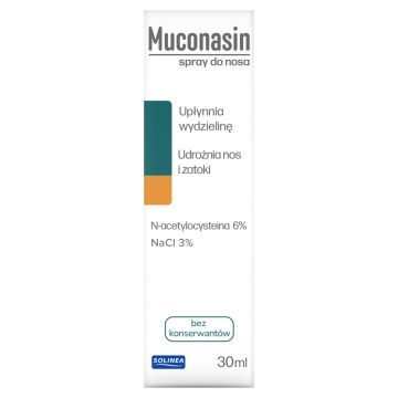 Muconasin, spray, do nosa, 30 ml
