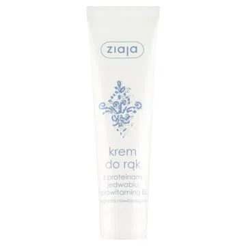 Ziaja, krem do rąk z proteinami jedwabiu i prowitaminą B5, 100 ml