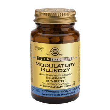 Solgar Modulatory Glukozy, tabl., 60 szt