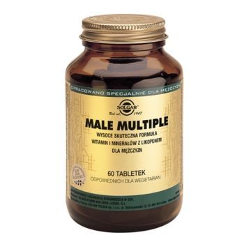 Solgar Male Multiple, tabl.,wit.z likop.d/mezczyzn, 60 szt