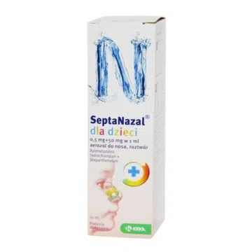 Septanazal dla dzieci, (0,5mg+50mg)/ml, aer.do nosa, 10 ml