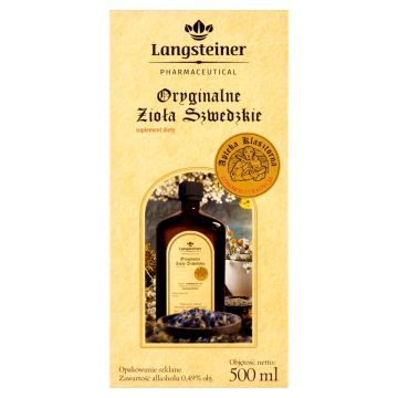 Langsteiner Oryginalne Zioła Szwedzkie, płyn, 500 ml