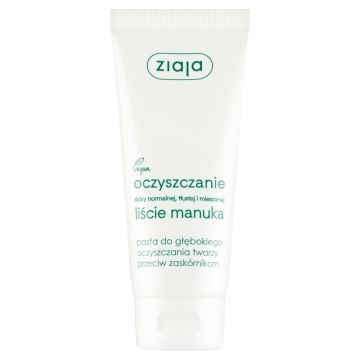 Ziaja Liście Manuka-Oczyszczanie, pasta do głębokiego oczyszczania twarzy, 75 ml