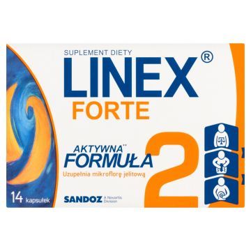 Linex Forte, kapsułki, 14 szt.