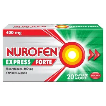 Nurofen Express Forte, 400 mg, kapsułki miękkie, 20 szt.