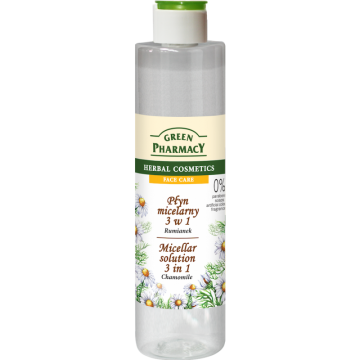 Green Pharm.,plyn,micelarny,3w1, Rumianek, 250 ml