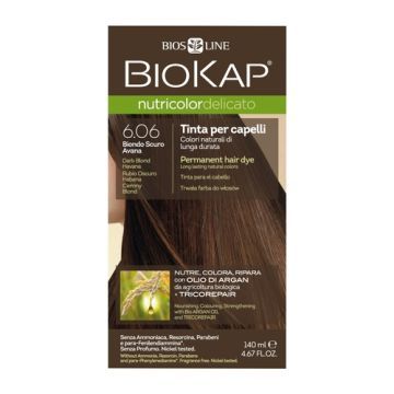Biokap Nutricolor Delic, farba,d/wl,6.06,ciem.blond,140ml