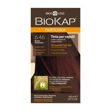 Biokap Nutricolor, farba,d/wl., 6.46,wenec.czerwien, 140 ml