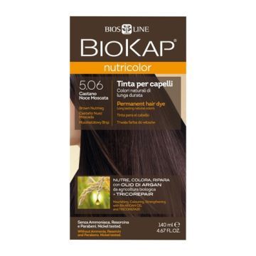 Biokap Nutricolor, farba,d/wl., 5.06,muszkatalowy braz,140ml