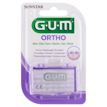 Gum Ortho Wax, wosk, ortodontyczny, neutralny, 1 szt