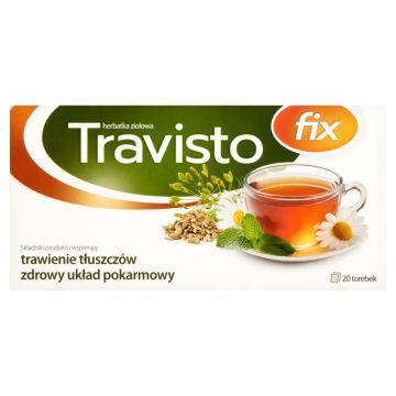 Travisto fix, herbatka ziołowa, 1,5 g x 20 szt.