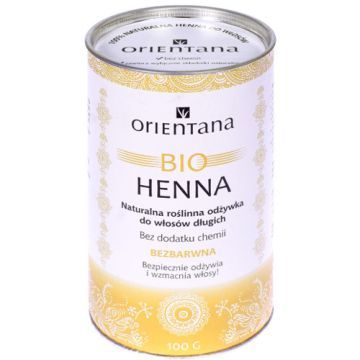 Orientana Bio Henna, odzyw., do wlosow, bezbarwna,100 g