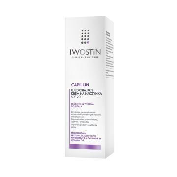 Iwostin Capillin Duo, liftingujący krem na naczynka, SPF 20, 40 ml