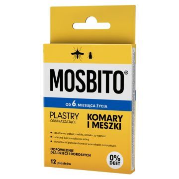 Mosbito, plast., odstraszajace komary, 12 szt