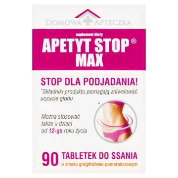 Apetyt Stop Max, tabletki do ssania, 90 szt.
