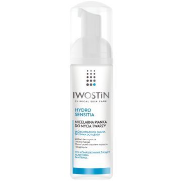 Iwostin Hydro Sensitia, micelarna pianka do mycia twarzy, 165 ml