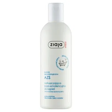 Ziaja Med, Kuracja Dermatologiczna skóry z AZS, natłuszczająca baza emoliencyjna do kąpieli, 270 ml