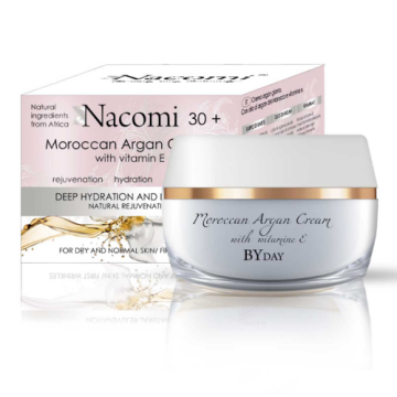 Nacomi, krem, arganowy, 30+, na dzien, 50 ml