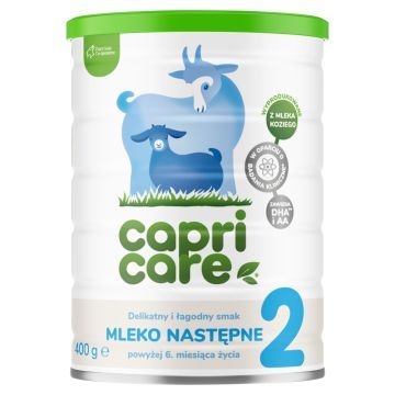 Capricare 2 mleko nastepne, prosz.,na mleku kozim, 400 g