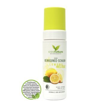 Cosnature, pianka, oczysz.,3w1,cytr.i melisa, 150 ml