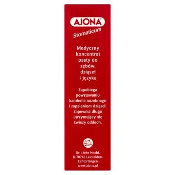 Ajona Stomaticum, koncentrat pasty do zębów, 6 ml
