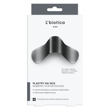 L`Biotica, plast.,oczyszcz,na nos,z wegl.drzewnym, 3 szt
