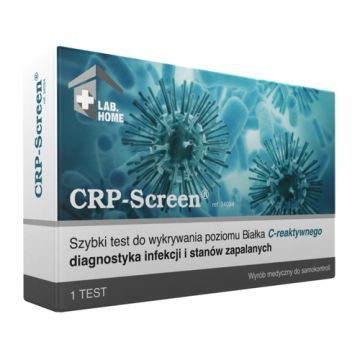 Test CRP-Screen,d/wykr.poziomu bialka C-reaktyw.,1 szt