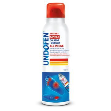 Undofen Antygrzybiczy, spray do stóp i obuwia All in One, 150 ml