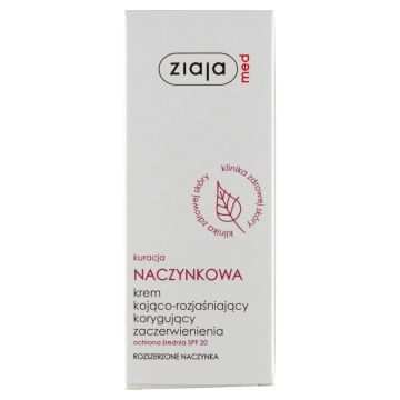 Ziaja Med Naczynkowa,krem,koryguj.zaczerw.,SPF20, 50 ml