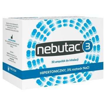 Nebutac 3, roztwór do inhalacji, hipertoniczny, 3% NaCl, 4 ml, 30 amp