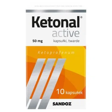 Ketonal Active, 50 mg, kapsułki twarde, 10 szt.