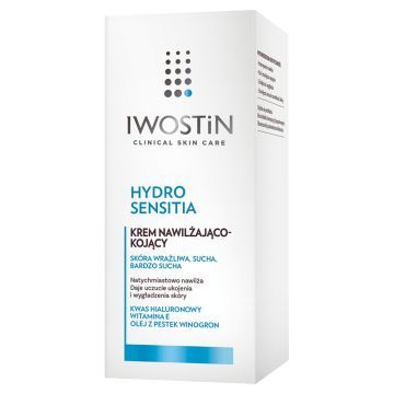 Iwostin Hydro Sensitia, krem nawilżająco-kojący, 150 ml