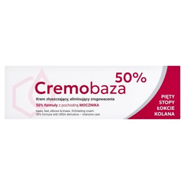 Cremobaza 50%, krem o właściwościach złuszczających, eliminujący zrogowacenia, 30 g