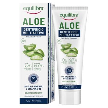 Equilibra, aloesowa pasta do zębów multi-aktywna, 75 ml