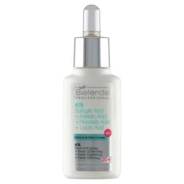 Bielenda Professional, 40 % kwas salicylowy + kwas azaleinowy + kwas migdałowy + kwas mlekowy, 30 ml