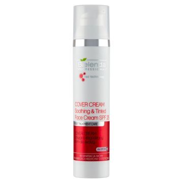 Bielenda Professional Cover Cream, Tonująco-łagodzący krem do twarzy SPF25, 100 ml