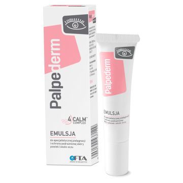 Palpederm, emulsja do specjalistycznej pielęgnacji i ochrony podrażnionej skóry powiek i okolic oczu,15 ml