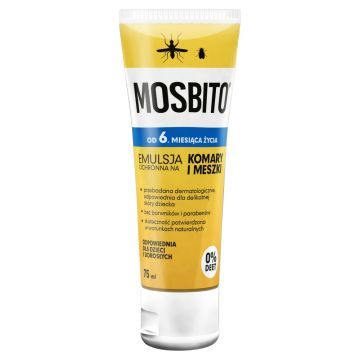 Mosbito, emuls.,ochronna, na komary i meszki, 75 ml