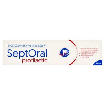 SeptOral profilactic, specjalistyczna pasta do zębów, 100 ml