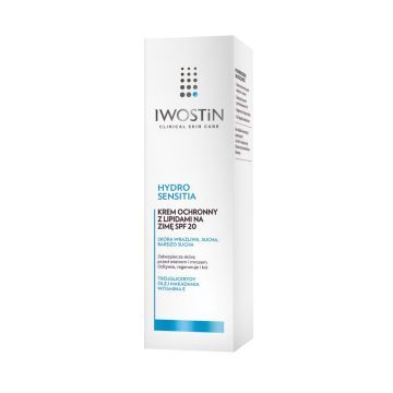 Iwostin Hydro Sensitia, krem ochronny z lipidami na zimę SPF20, 50ml