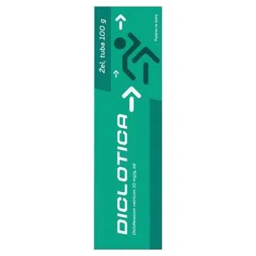 Diclotica, 10 mg/g, żel, 100 g (tuba)