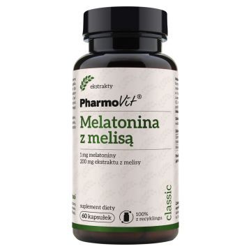 Pharmovit Melatonina z melisa, kaps., 60 szt