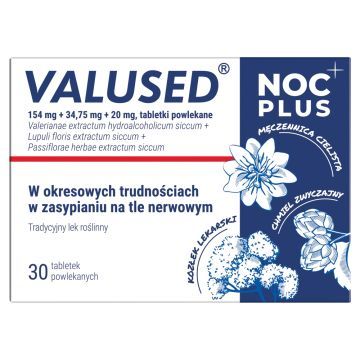 Valused Noc Plus, tabletki powlekane, 30 szt.