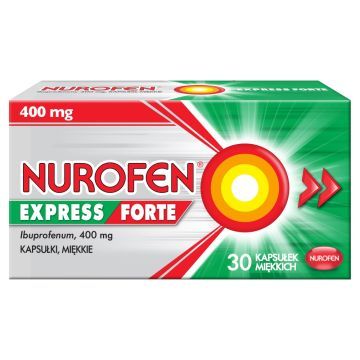 Nurofen Express Forte, 400 mg, kapsułki miękkie, 30 szt.